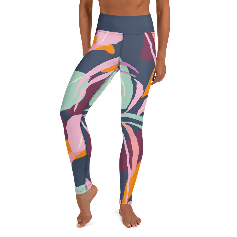 Mod Tropic Floral Leggings — Lava Girl Surf